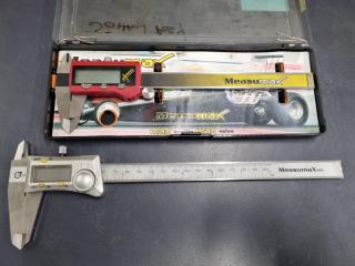 2x MeasuMax Branded Digital Vernier Calipers