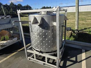 Stainless Drum on Stand