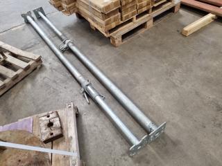 2x Adjustable Construction Wall Bracer Bars