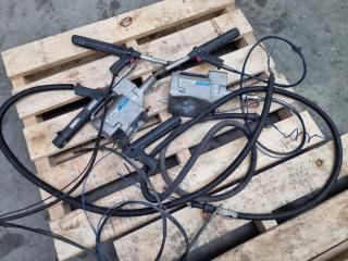 3x Avdel Hydro-Pneumatic Power Tools w/ 2x Air Pressure Intensifiers