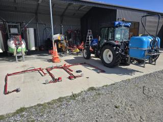 Tractor Mounted Double Over Row Sprayer