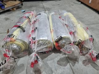 4x Rolls of HVAC Duct Wrap / Insulation Blankets