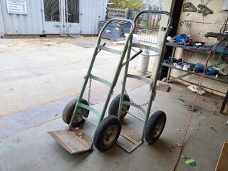 2x Gas Bottle Trollies