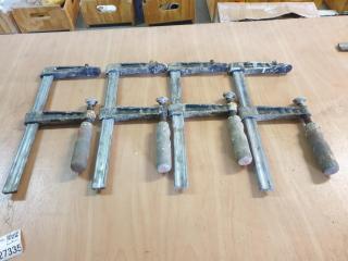4 x Besse 10" F Clamps