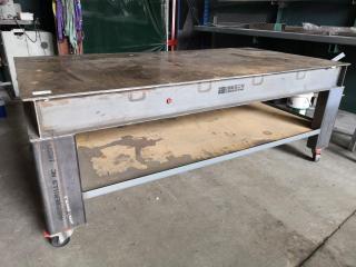 Heavy Steel Mobile Workshop Table