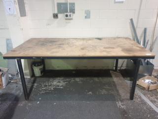Heavy Duty Steel Framed Workbench