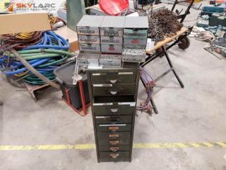 2 Workshop Drawer Units and Contents