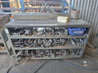 Steel Rack and Contents 