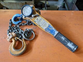 1.6-Ton Ratchet Lever Chain Block by Pacific Hoists