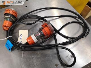 3-Phase Power Extension Cable, 4-Metre Length