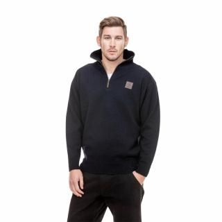 Swanndri Men's Mariner Zip Neck Sweater, Size L