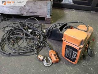 Hitachi 500kg Electric Chain Hoist