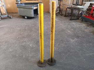 2x Building Corner Protection Poles