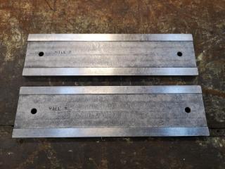 Pair of 220mm Hardened Steel Mill Parallels