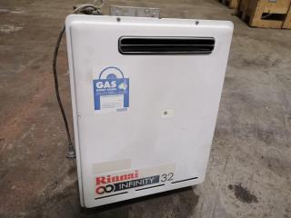 Rinnai Infinity 32 External Continuous Flow Gas Water Heater