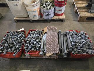 Galvanized M20 and M24 Nuts and Bolts Assorted Pallet Lot