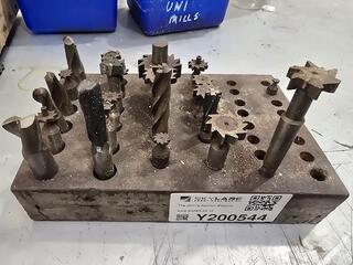 Tray of Milling Cutters 