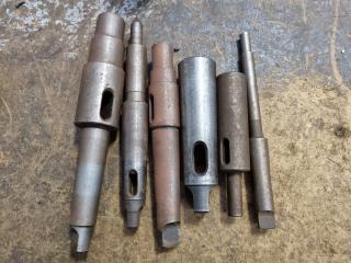 Assorted Morse Taper Drill Adapters & More