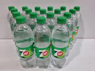 7Up soft drinks, 18x 600mL Plastic Bottles