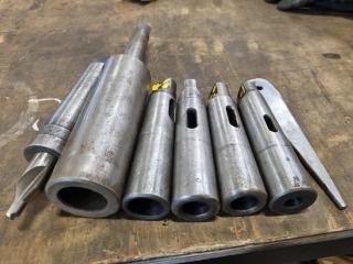 Assorted Morse Taper Drill Shank Sleeves & More
