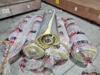 5x Rolls of HVAC Duct Wrap / Insulation Blankets