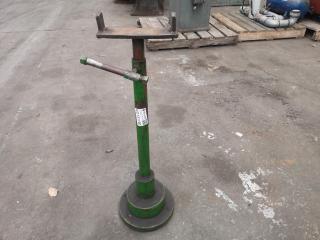 Adjustable Material Support Roller Stand