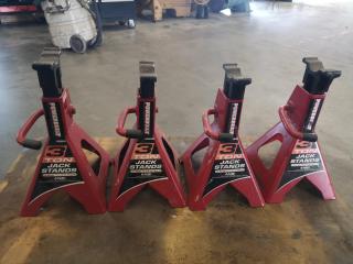 Set of 4x Powerbuilt 3-Ton Jack Stands