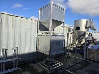 Double Stainless Steel Hopper Unit