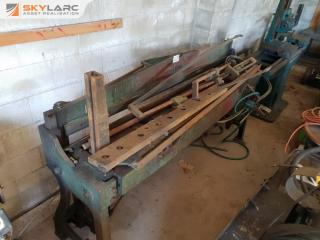Speedline Pneumatic Sheet Metal Guillotine