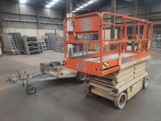 JLG Scissor Lift with Trailer