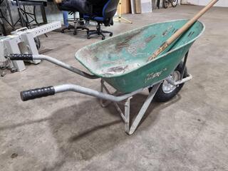 Steel Wheelbarrow w/ Shovel