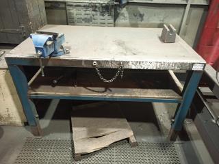 Steel Workbench with Vice