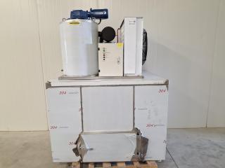 Commercial Ice Machine with Compressor System