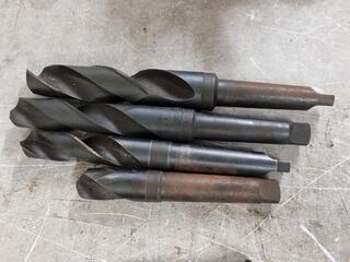 4x Drills w/ Tapered No.4 Shanks