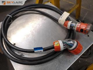 3-Phase Power Extension Cable, 4-Metre Length