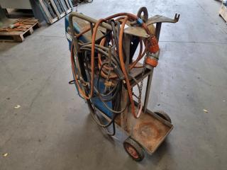 Miller XMT 304 Series DC Inverter Arc Welder with 70 Series Wire Feeder