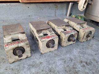 4x Sliding Screw Jacks