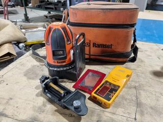 Ramset Laser Level w/ QEO Fennel Receiver
