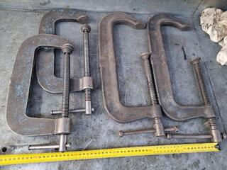 4x Large G-Clamps