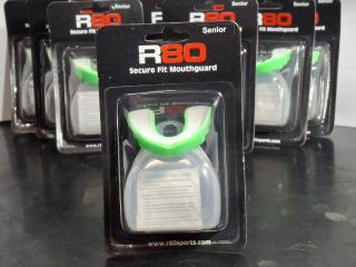 10x R80 Senior Secure Fit Mouthguards - Green