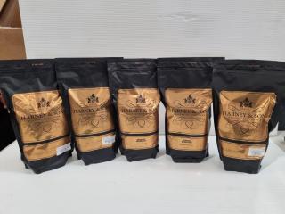 Assorted Harney & Sons Prenium Teas, 5x 450g Bags