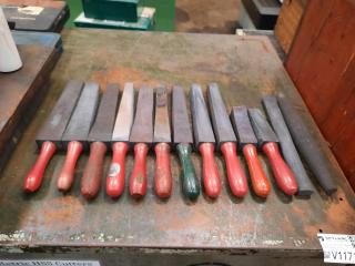 Assorted Lot of Sharp Stone Utility Files