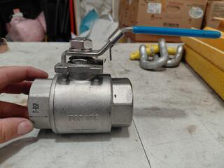 1 1/2 inch 316 stainless steel ball valve BSP