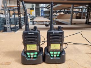 2x Digitech 5W UHF Handheld Transceivers DC-1068
