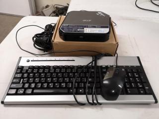 Acer Veriton N282G Ultra Slim Desktop Computer w/ Keyboard & Mouse