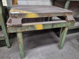 Vintage Heavy Steel Jig / Welding Table
