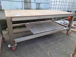Heavy Duty Mobile Table Workbench