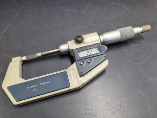 Mitutoyo 0-25mm Digital Outside Micrometer