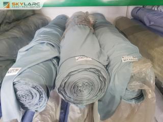 3 Rolls of Polyester Stretch Fabric