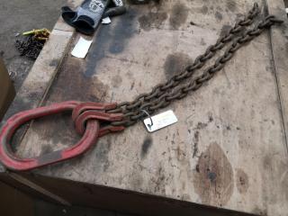 5350kg Incomplete Double Leg Lifting Chain Set